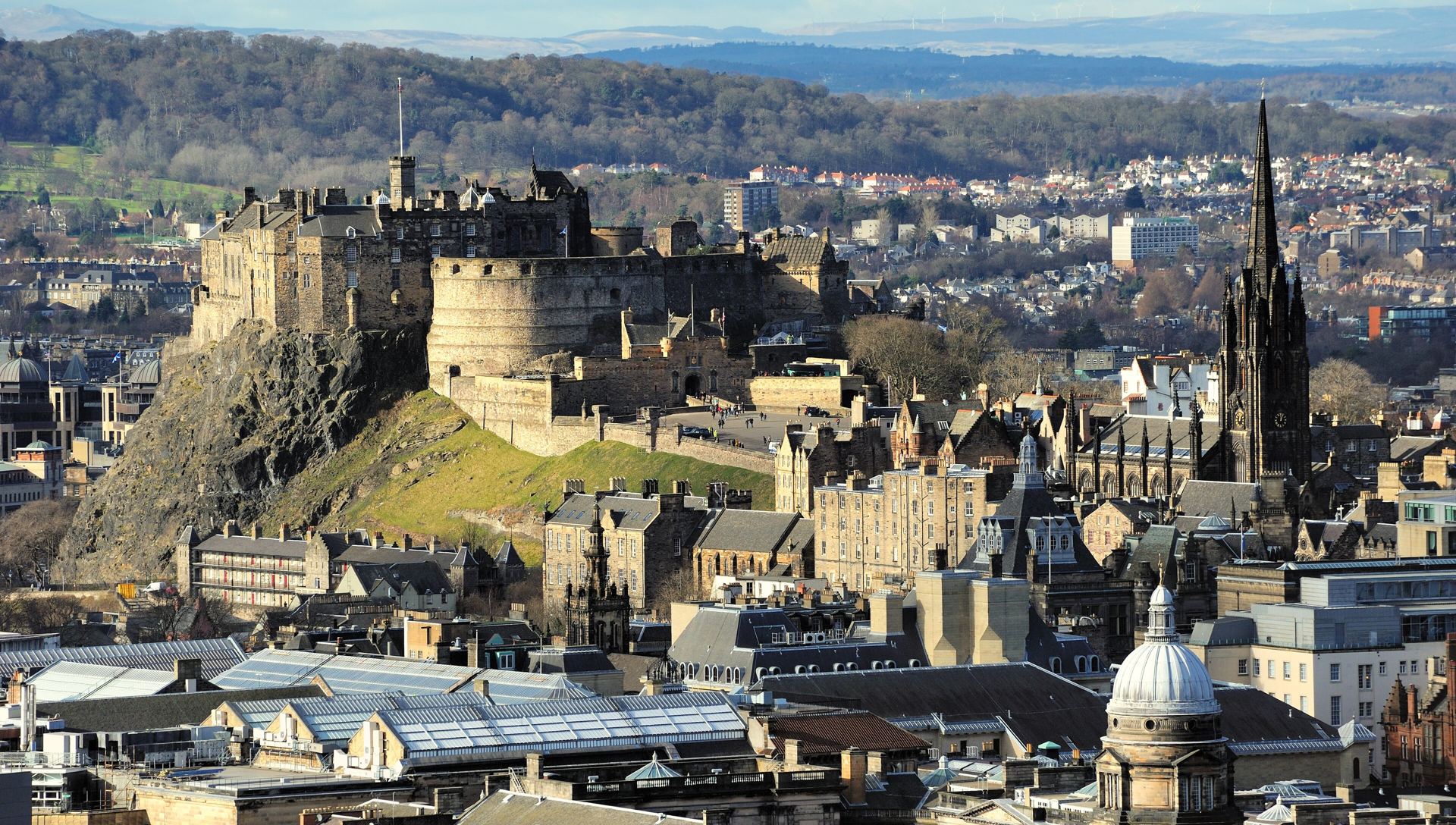 Vista de Edimburgo, Reino Unido