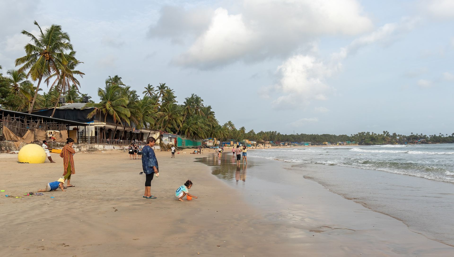 Vista de Goa, India