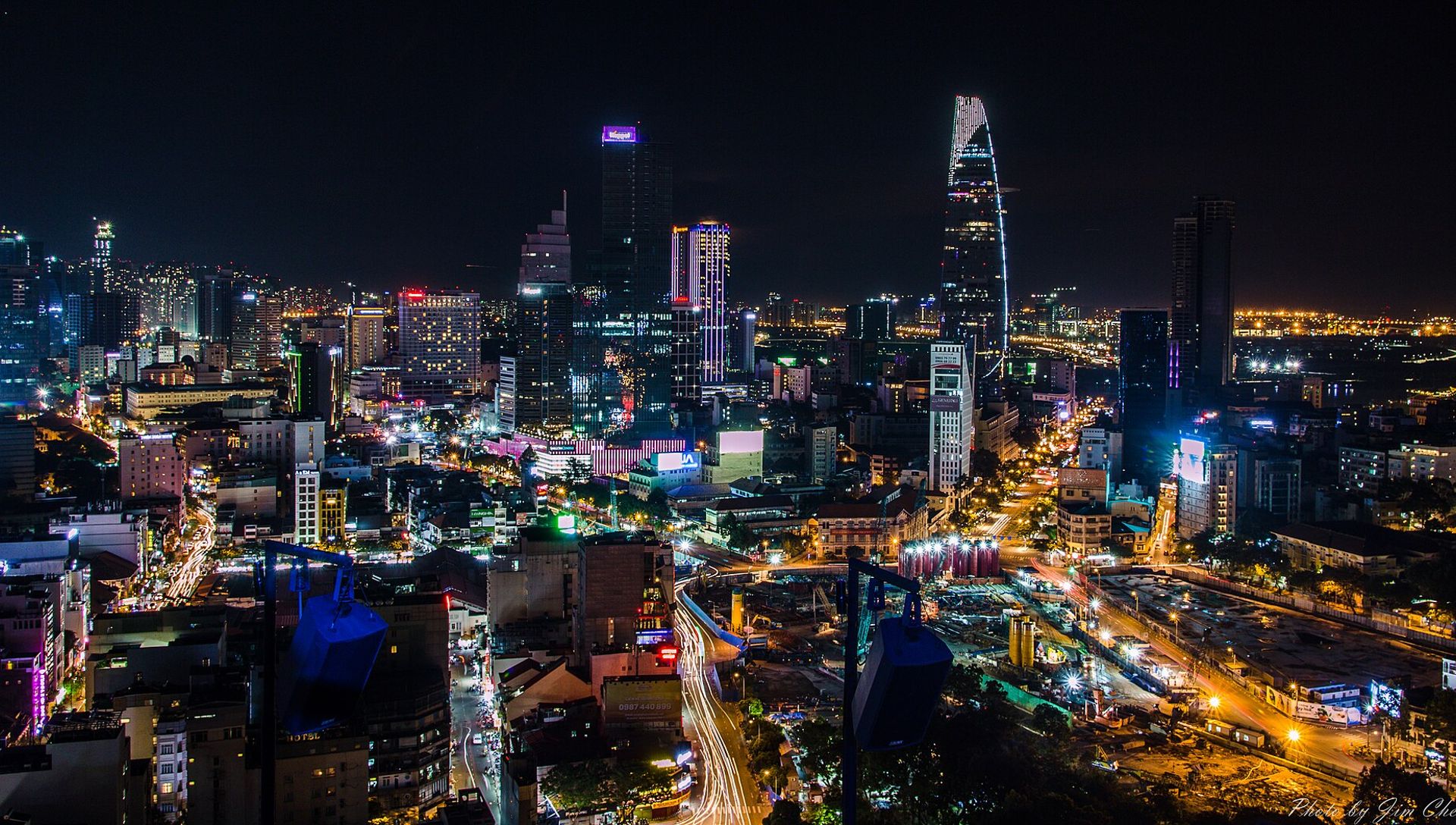 View over Ho Chi Minh, Vietnam