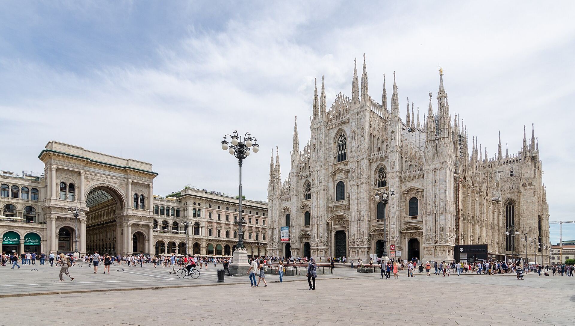 Vista de Milán, Italia