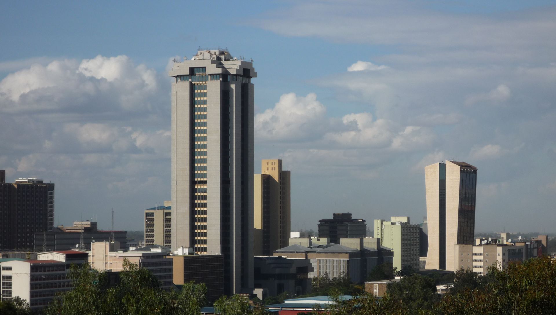 View over Nairobi, Kenia