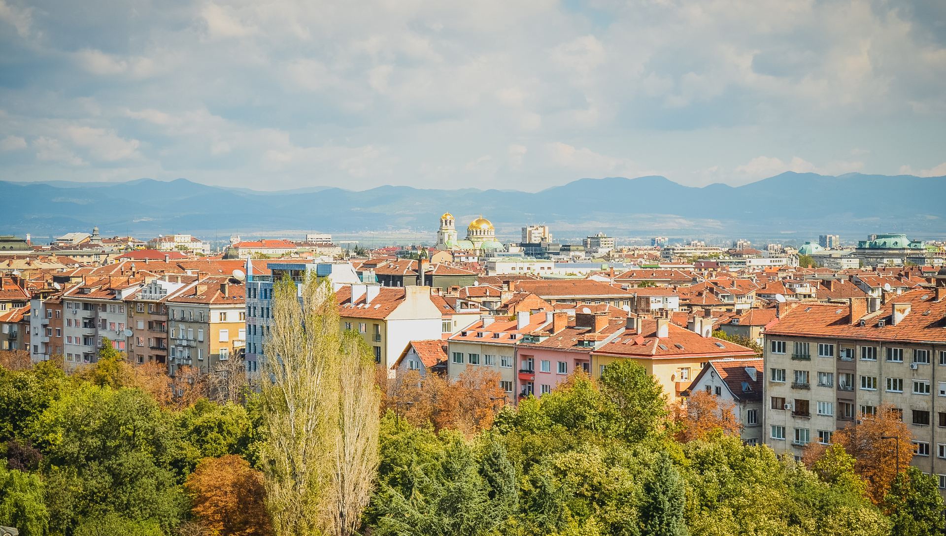 View over Sofía, Bulgaria