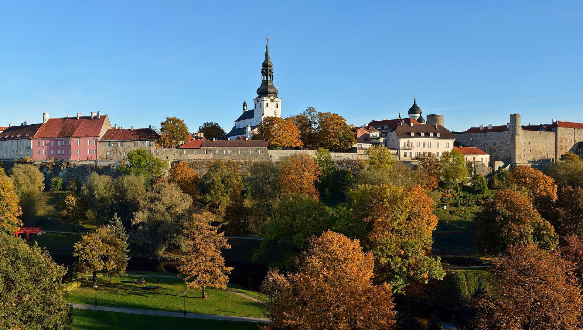 Vista de Tallin, Estonia