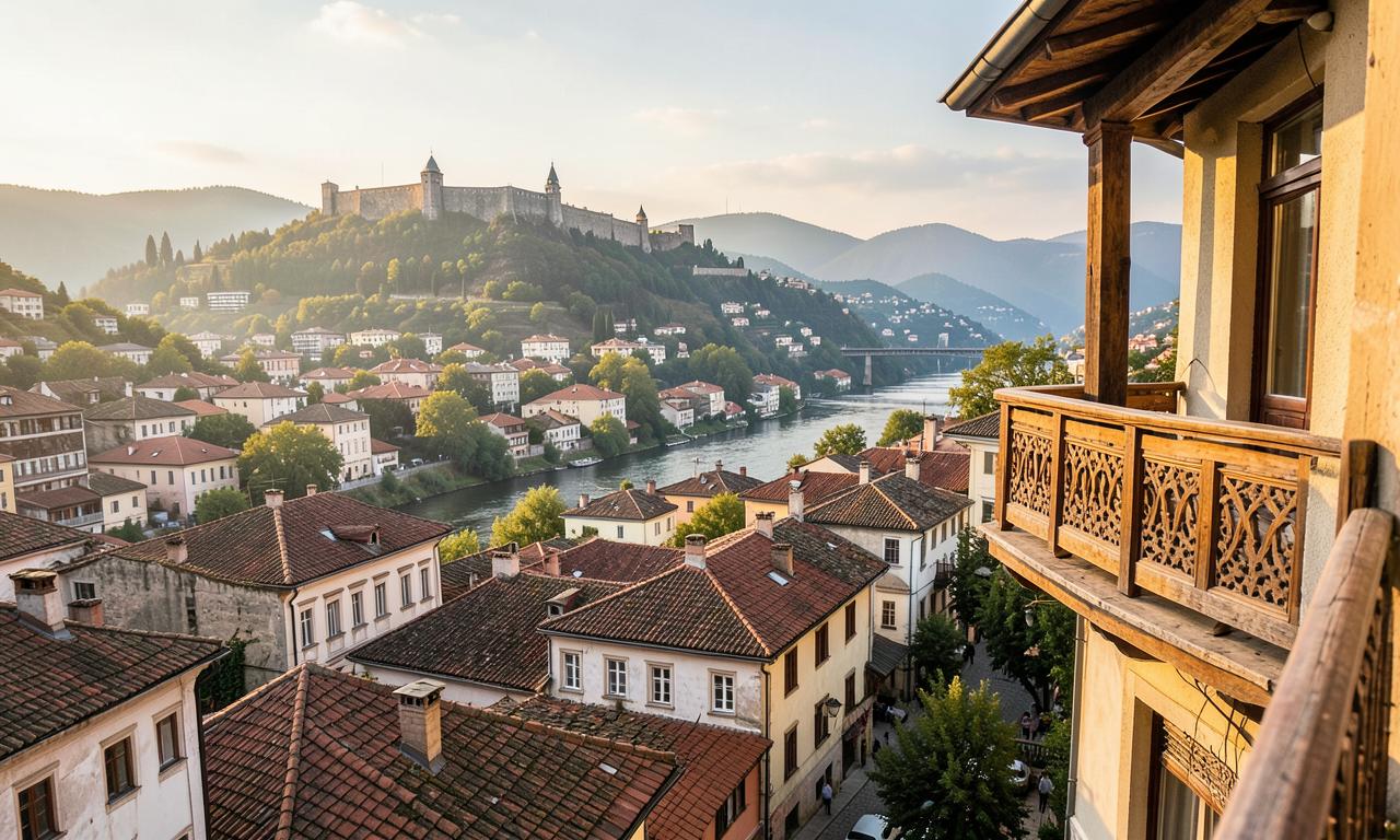 Vista de Tbilisi, Georgia