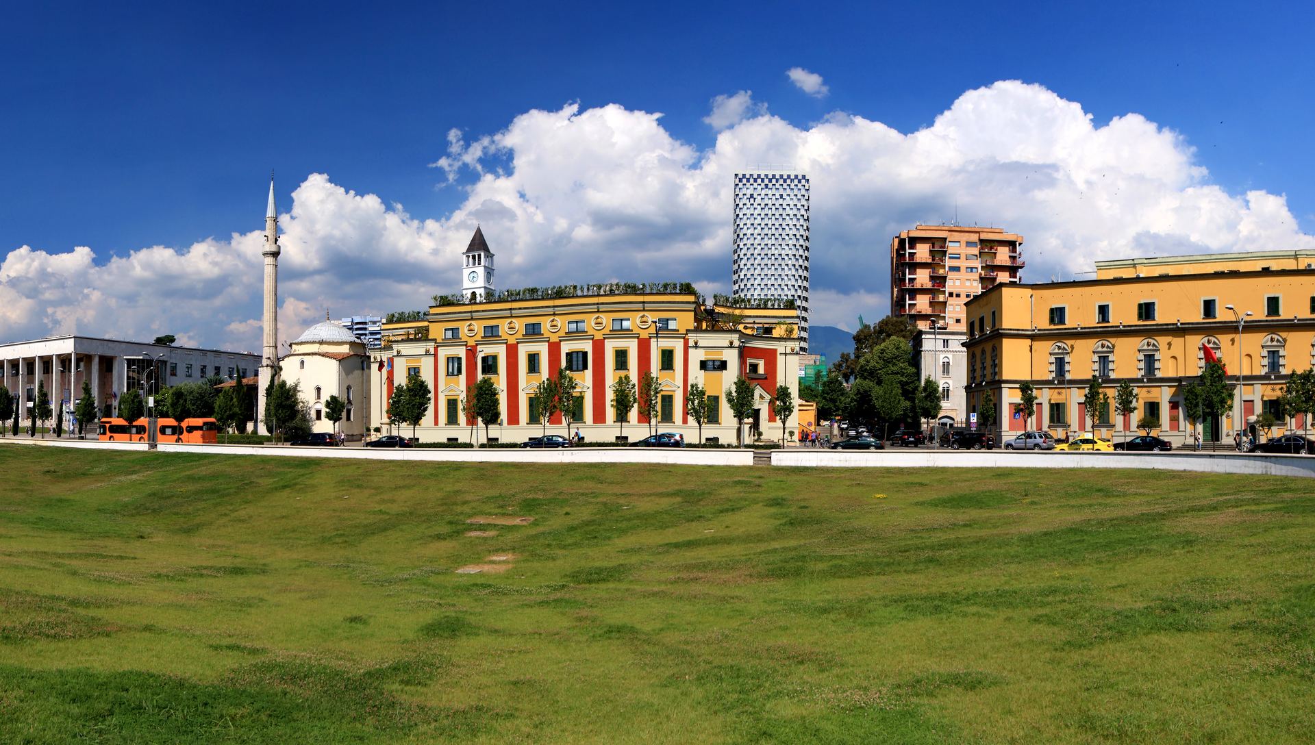 View over Tirana, Albania
