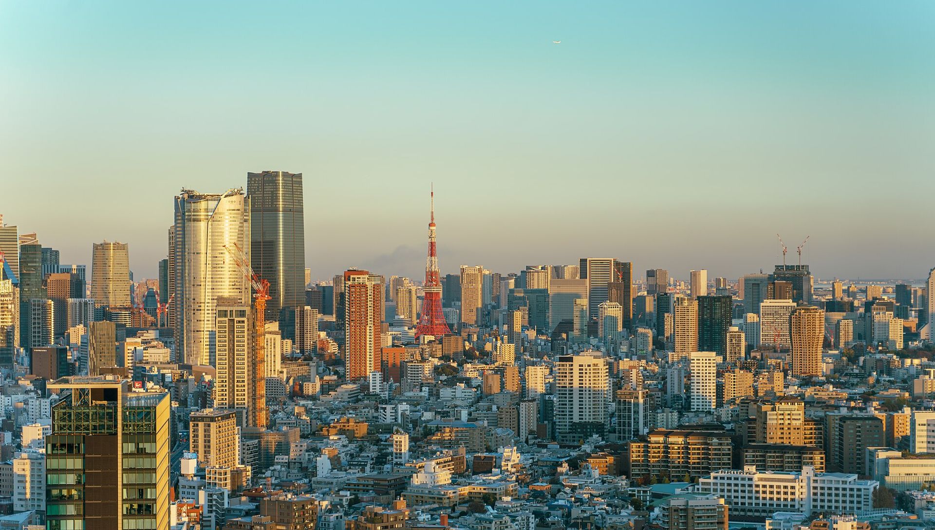 View over Tokio, Japón