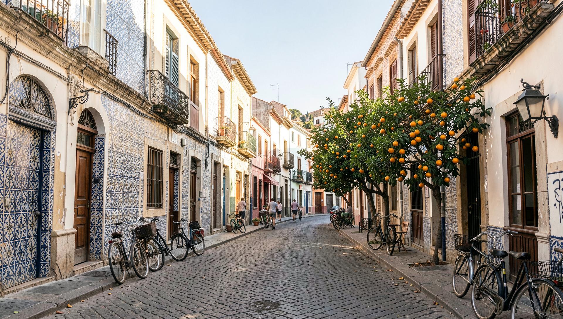 Vista de Valencia, España